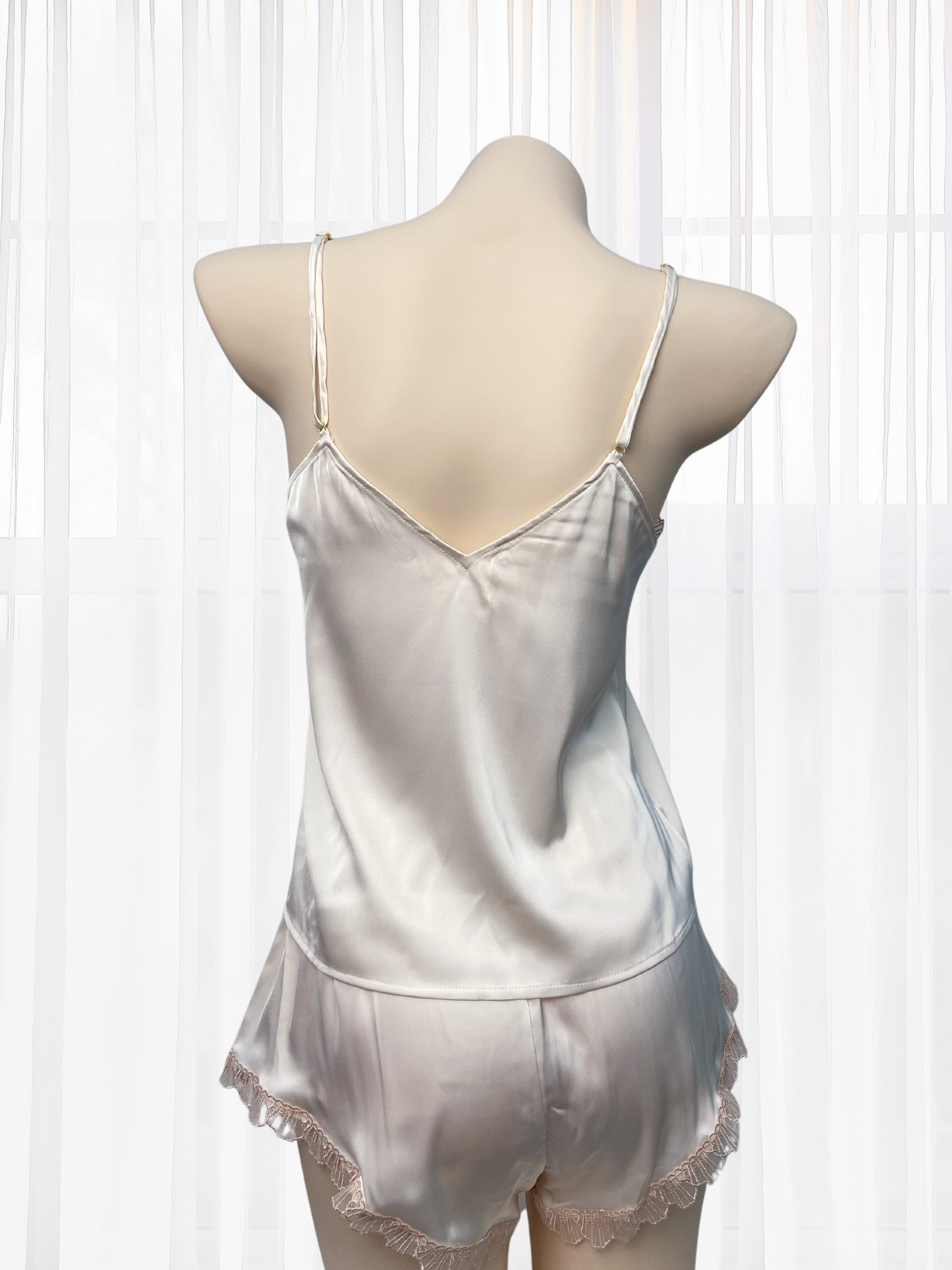 Wonder 18 Cordelia Satin Cami Set Beige