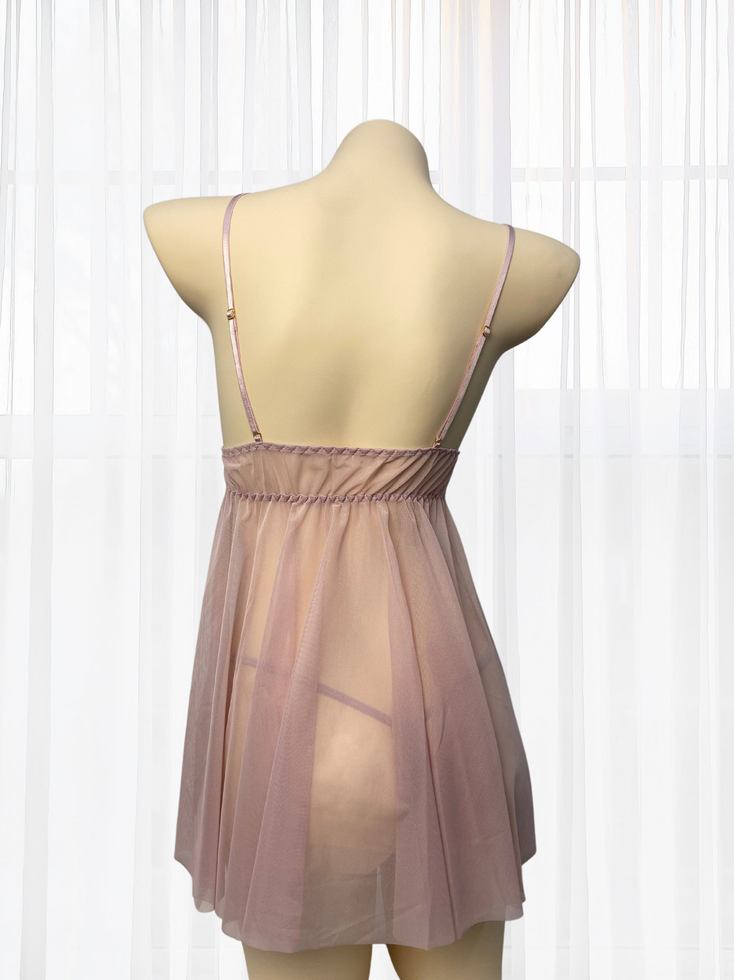 Wonder 18 Celeste Soft Mesh Babydoll Pink