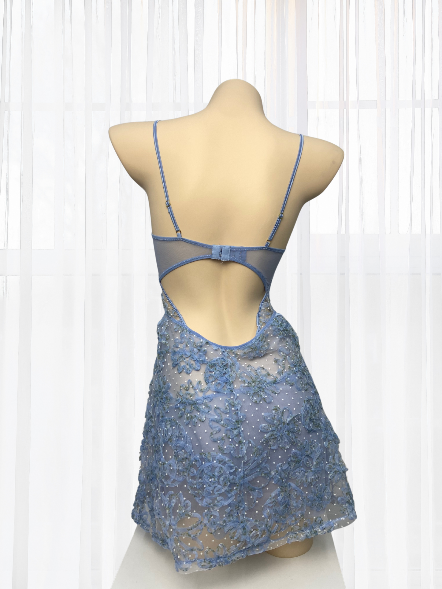 Wonder 18 Amelia Blue Camisole Babydoll Ruffle Design