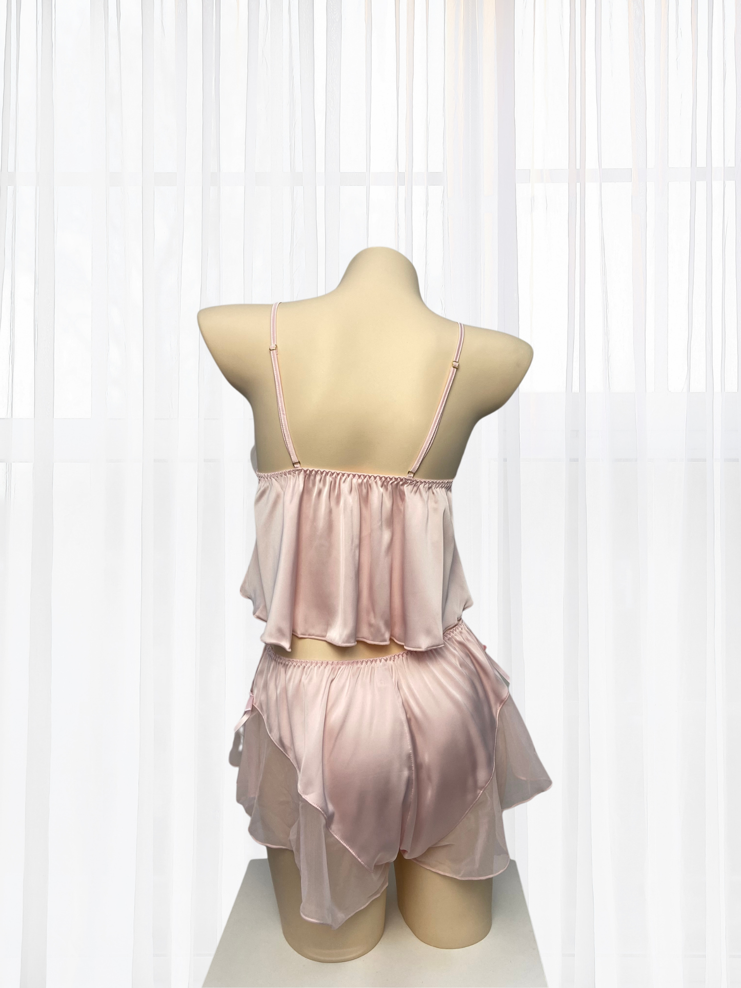 Wonder 18 Nova Pink Satin Cami Set