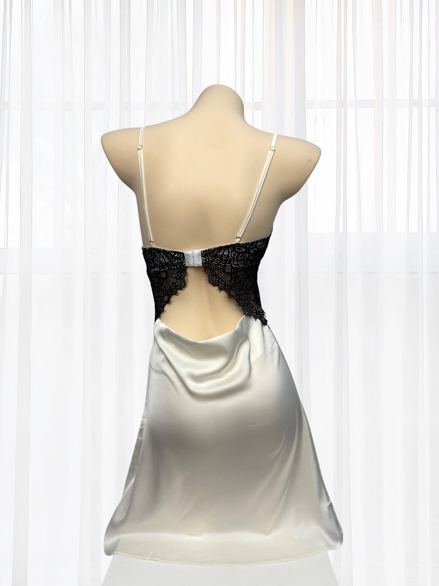 Riona Satin Babydoll - Beige