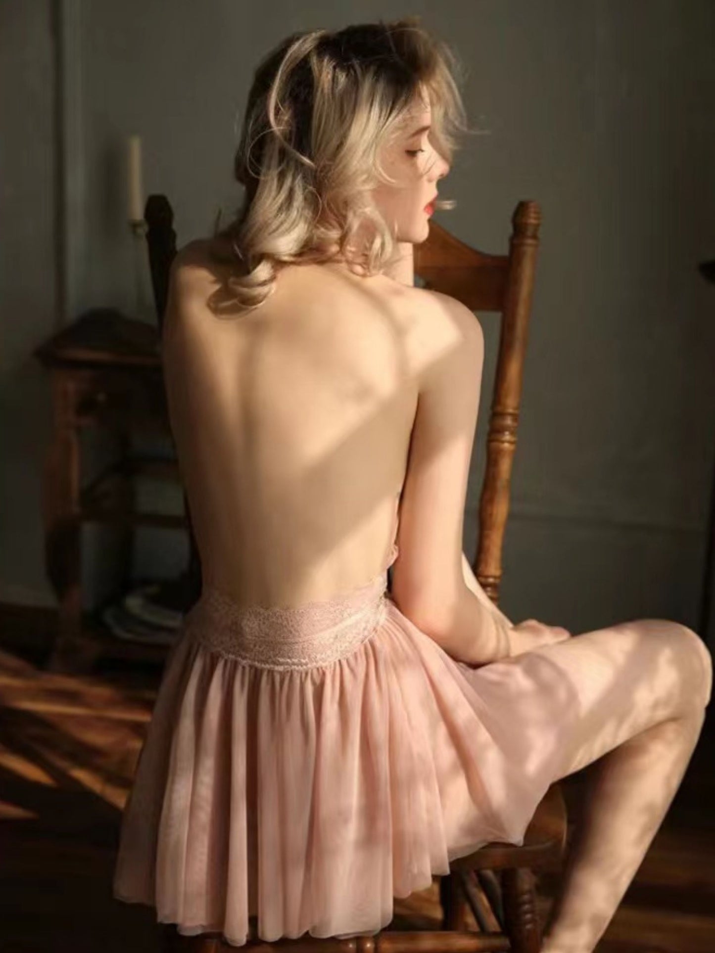 sexy bareback nightdress