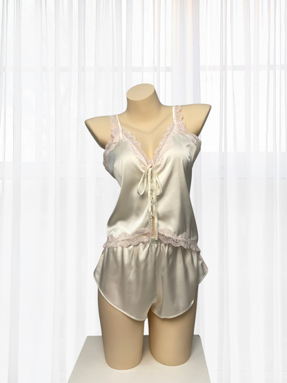 *NEW* Ailany Satin Cami Set - Beige