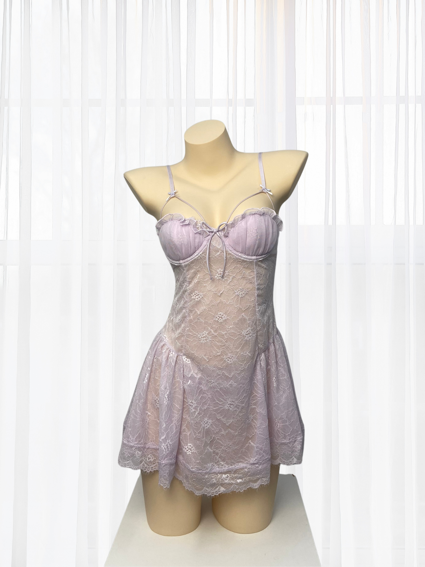 *NEW* Isabelle Lacey Babydoll - Lilac