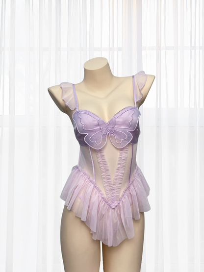 Wonder 18 Lyra Lavender Butterfly Teddy
