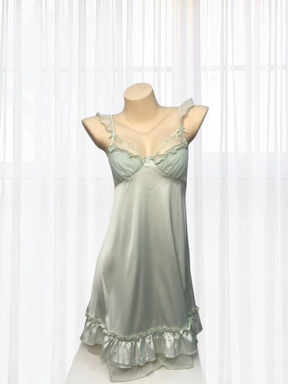 Evelina Green Ruffle Chemise - Wonder 18