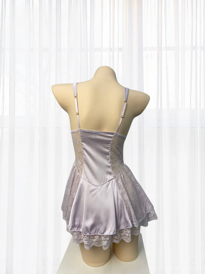 Elara Lavender Lace Chemise - Wonder 18