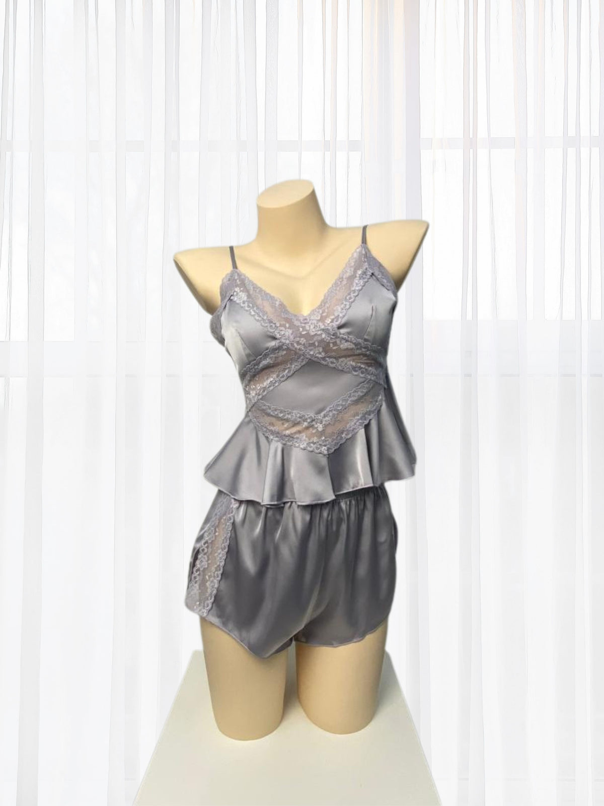 Rayne Purple Lace Cami Set - Wonder 18