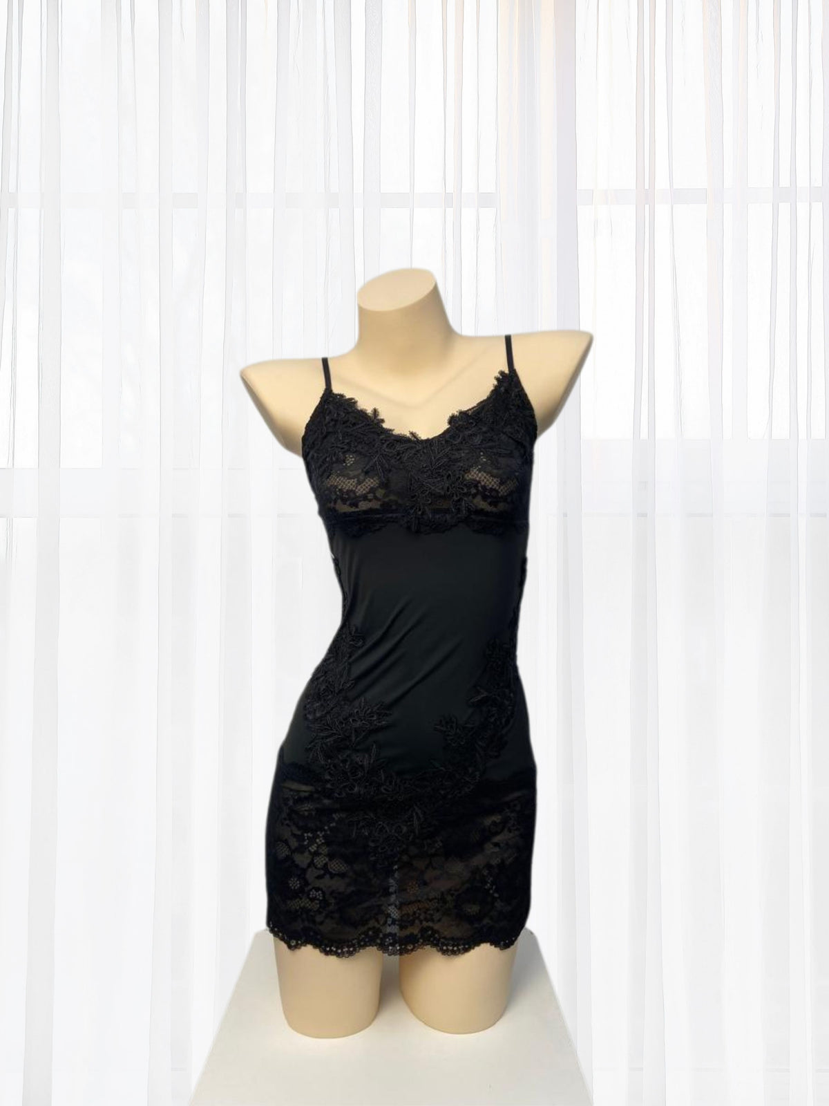 Valentina Black Lace Babydoll - Wonder 18
