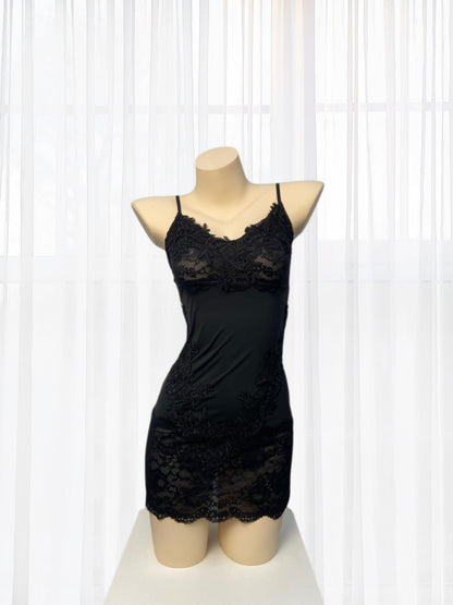 Valentina Black Lace Babydoll - Wonder 18
