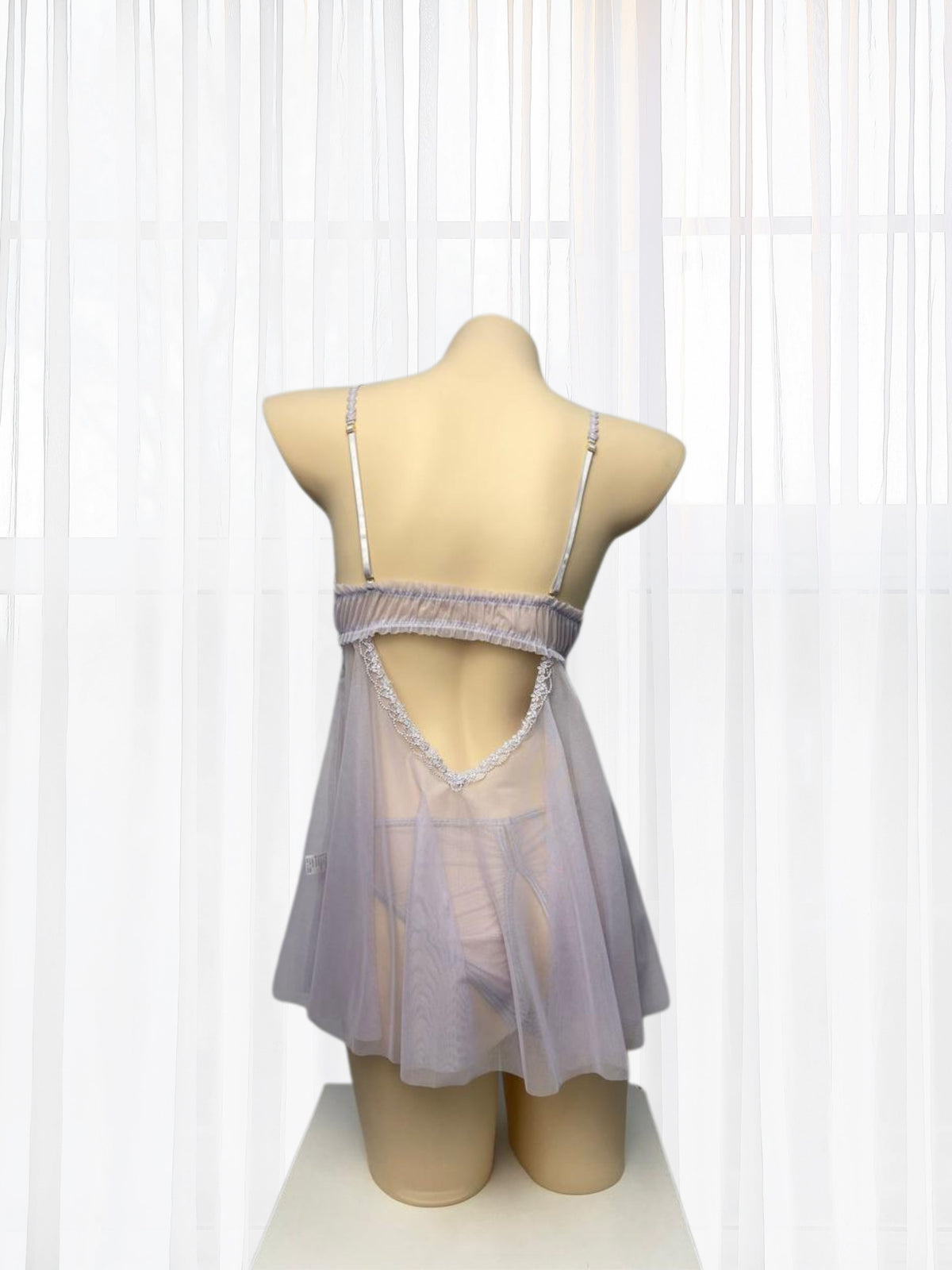 Delphine Lavender Lace Babydoll - Wonder 18