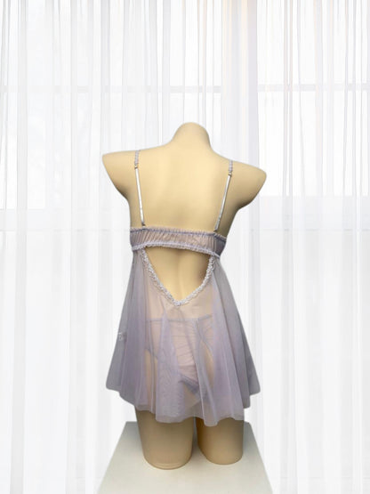 Delphine Lavender Lace Babydoll - Wonder 18
