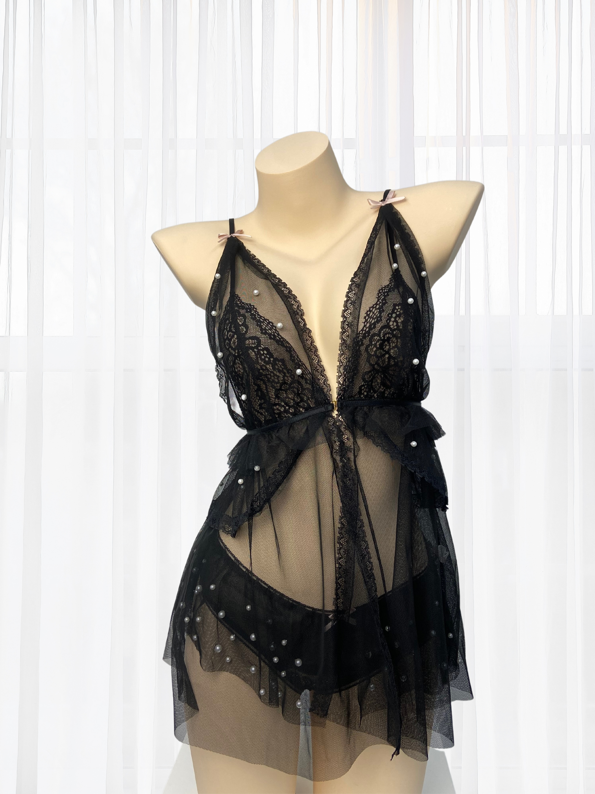 Wonder 18 Stella Lingerie Set Black