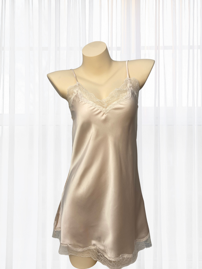 *NEW* Aaliyah Soft Satin Camisole - Beige