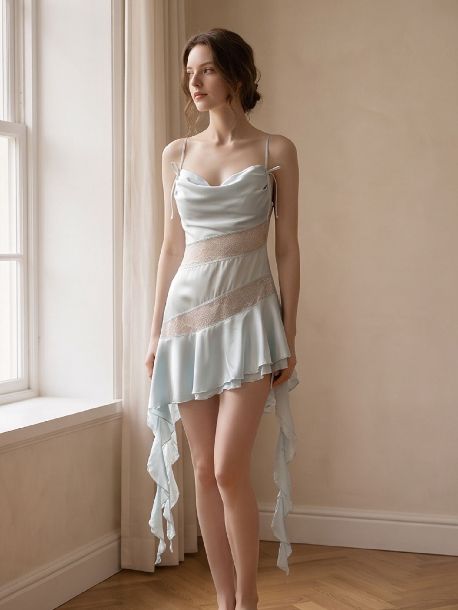 Coco Blue Lace Chemise - Wonder 18