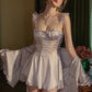 sexy lavender babydoll lingerie