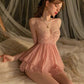 sexy pink babydoll with matching panty