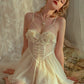sexy cute beige nightwear for special occasion and romantic night