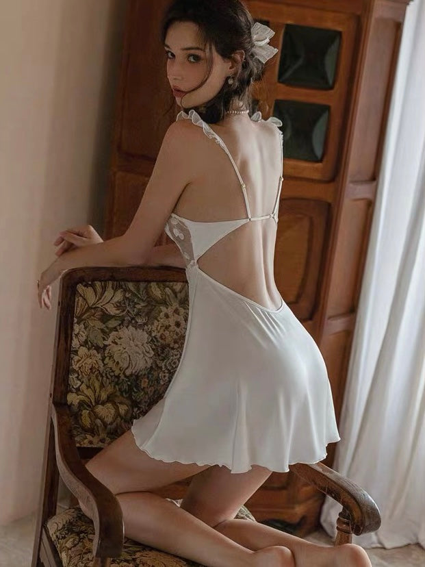 Wonder 18 Neriah Luxe Satin Nightdress White