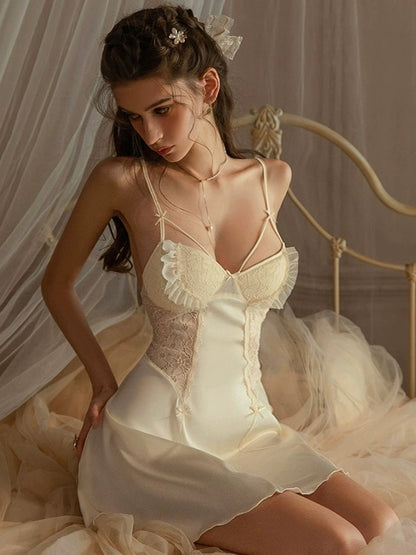 Wonder 18 Eliana Soft Satin Nightdress Yellow