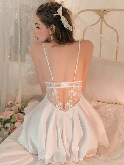 *NEW* Leila Lovey Babydoll - White