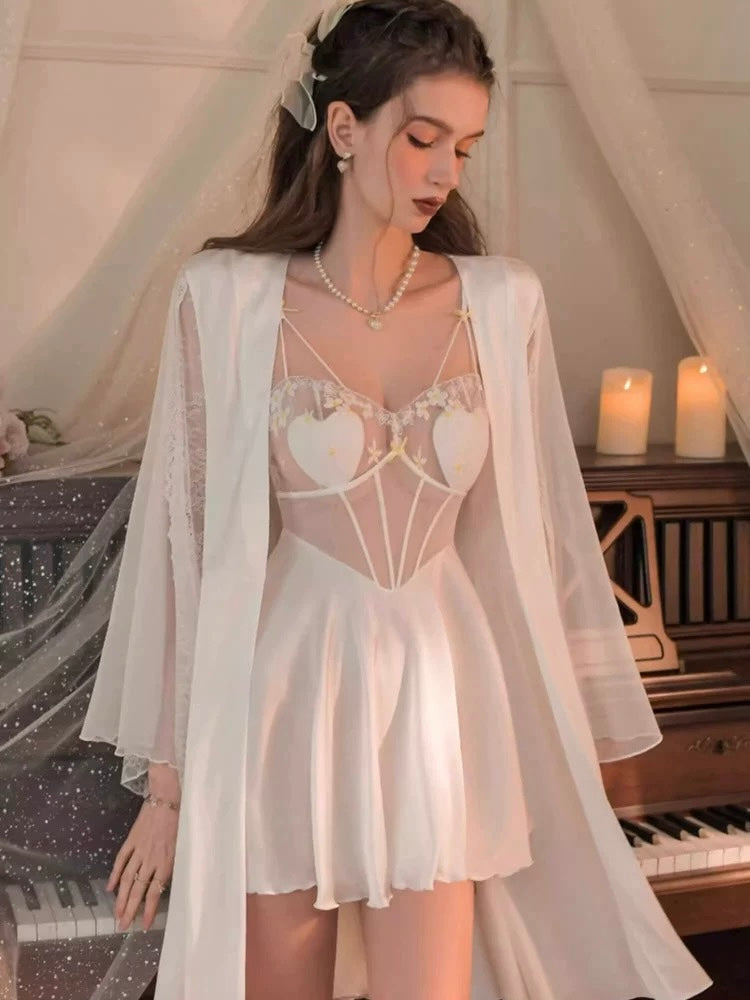 *NEW* Leila Lovey Babydoll - White