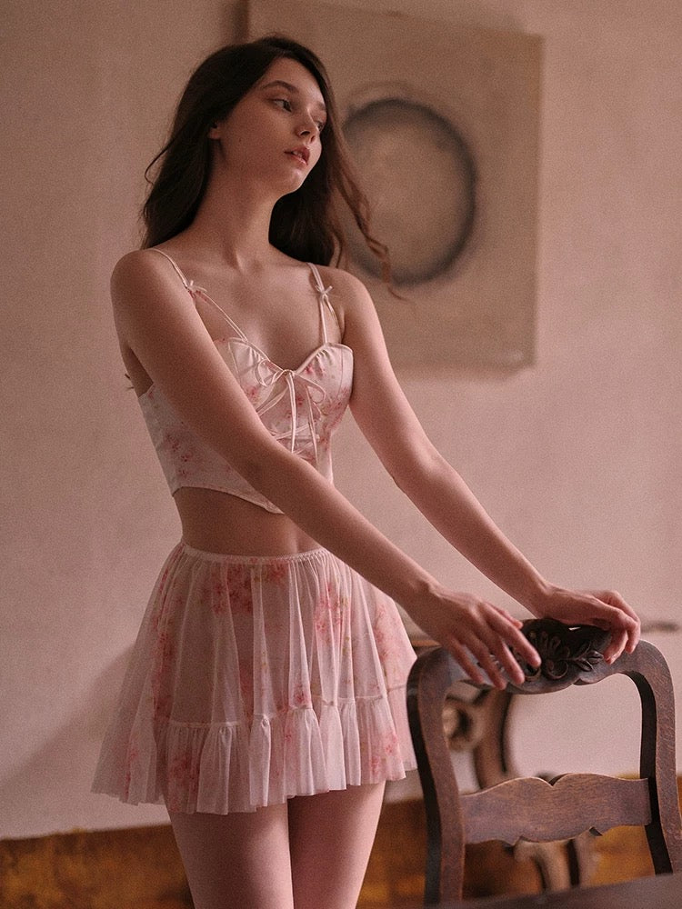 *NEW* Daisy Pink Bustier Set