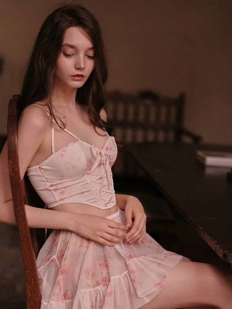*NEW* Daisy Pink Bustier Set