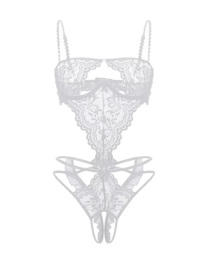 Wonder 18 Sexy Lyla Open Crotch Bottomless Bodysuit Lingerie Seductive For Romantic Night.