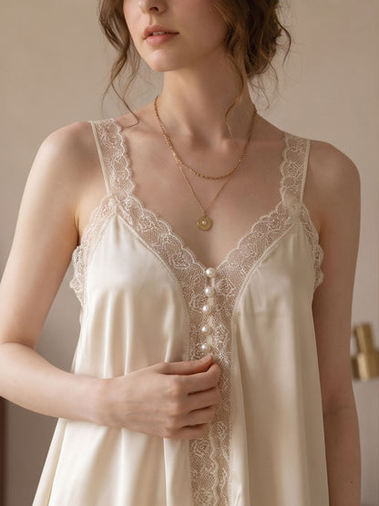 Naomi Champagne Lace Cami Set - Wonder 18