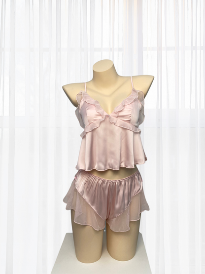 Wonder 18 Nova Pink Satin Cami Set