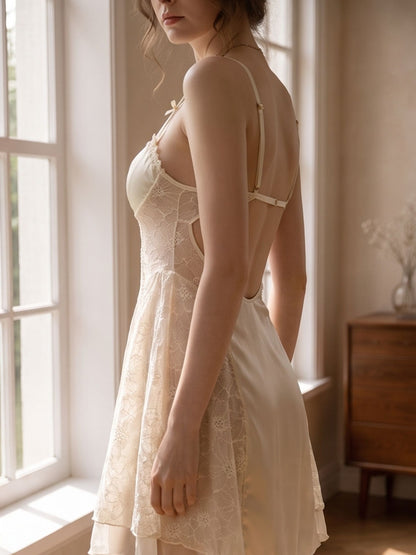 Steffi Beige Lace Chemise - Wonder 18