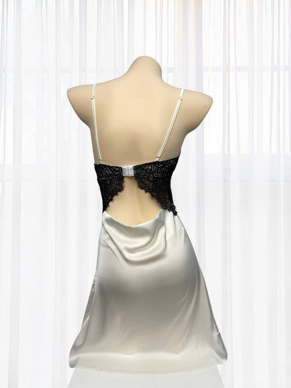 *NEW* Riona Satin Babydoll - Beige