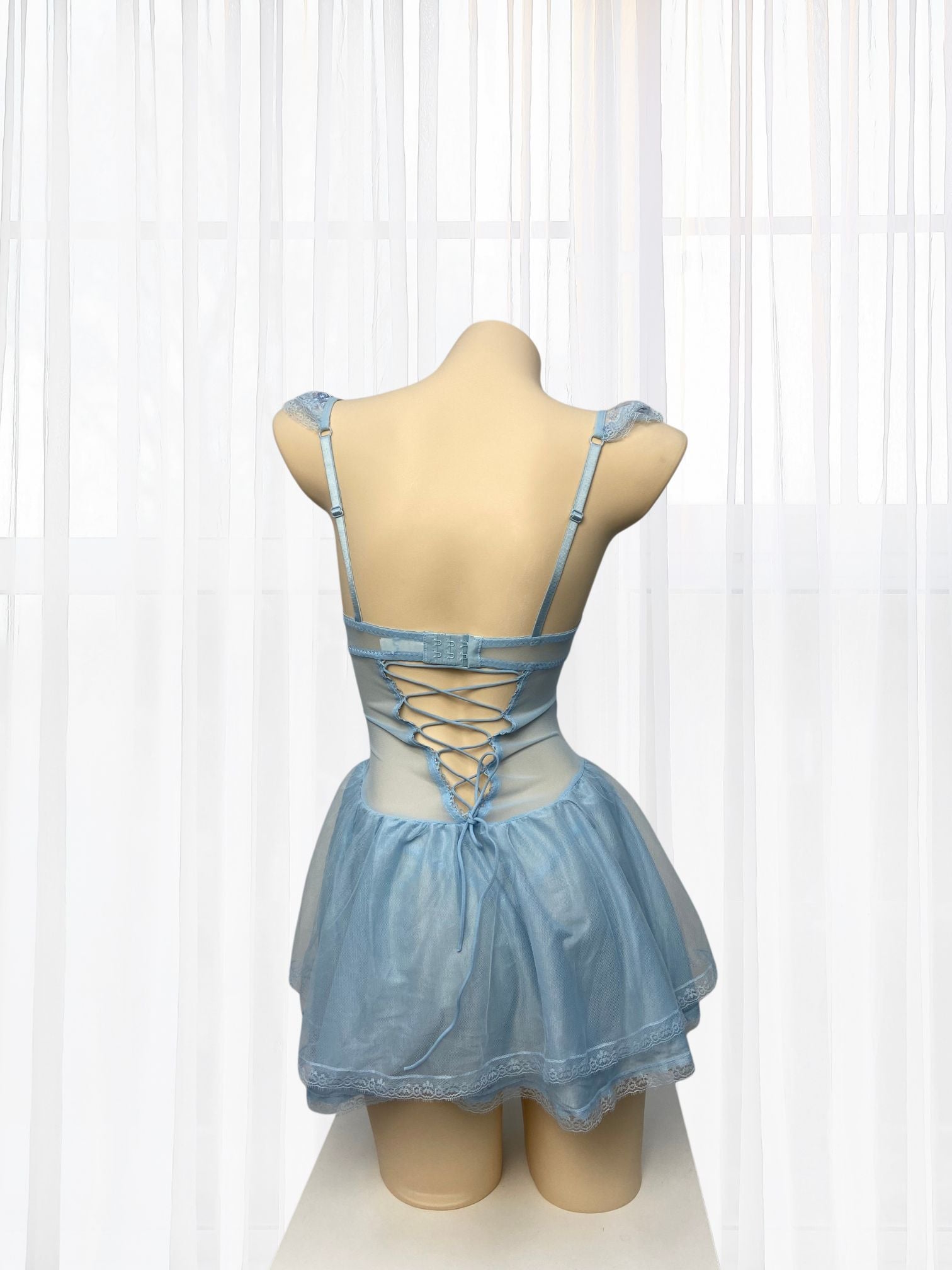 Aurora Blue Corset Dress - Wonder 18