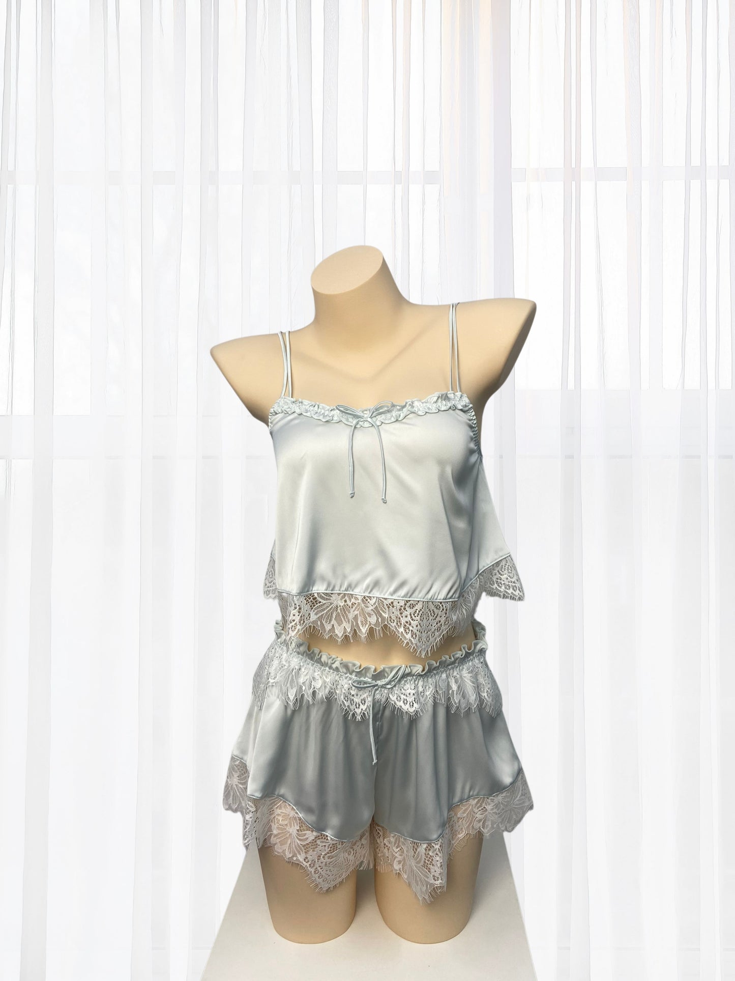 Linda Blue Lace Cami Set - Wonder 18