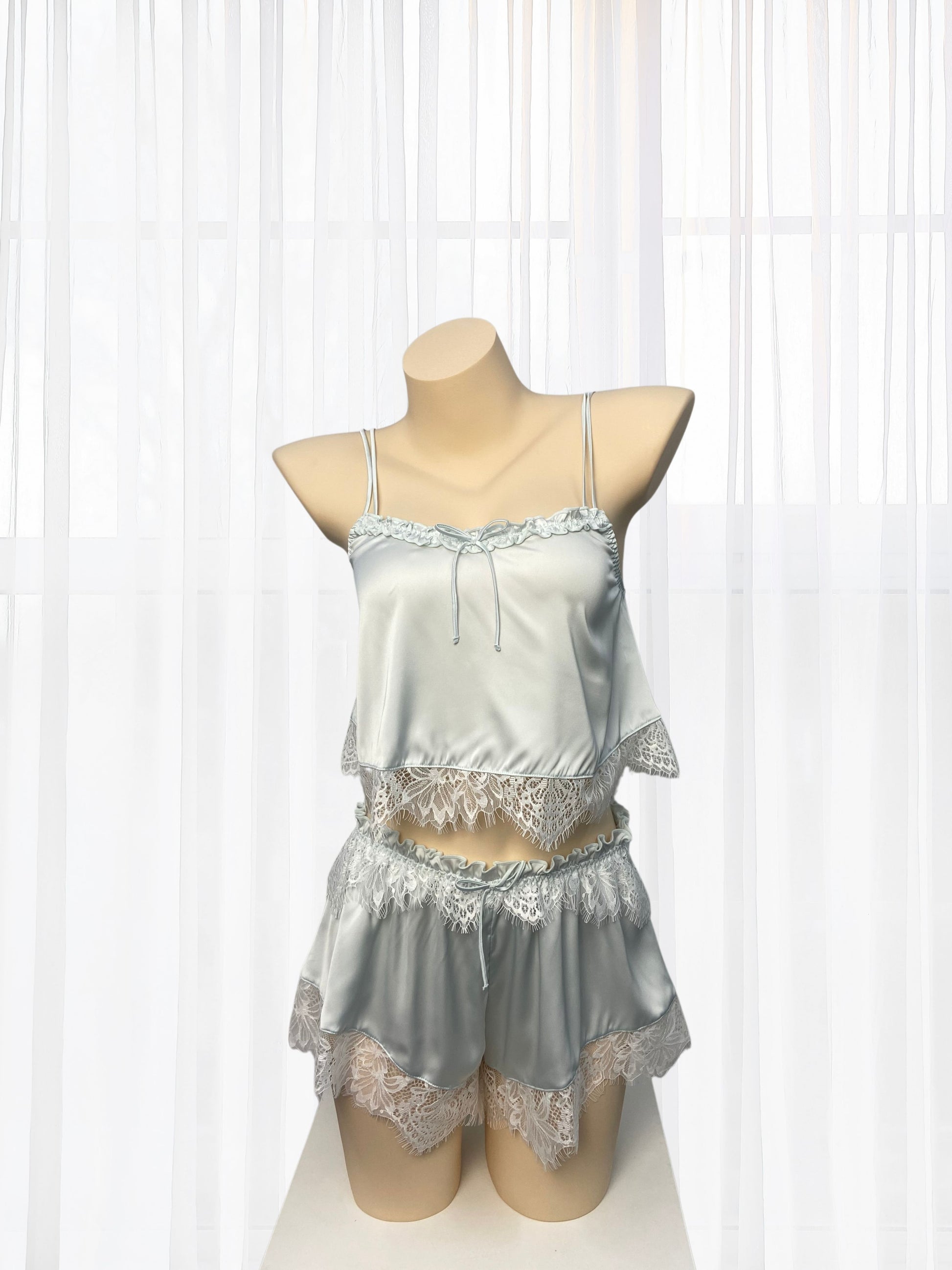 Linda Blue Lace Cami Set - Wonder 18