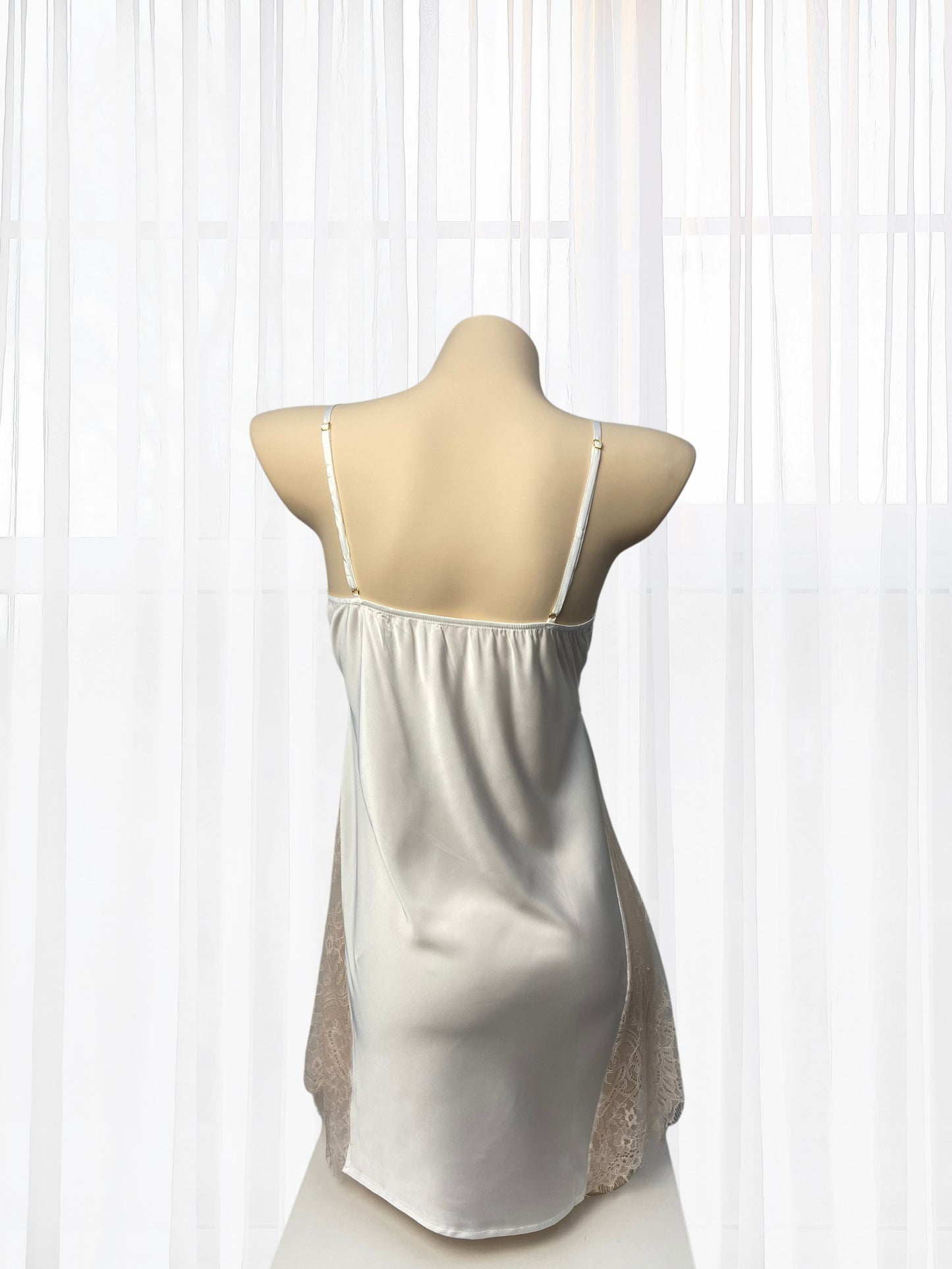 Martina White Side Lace Chemise - Wonder 18