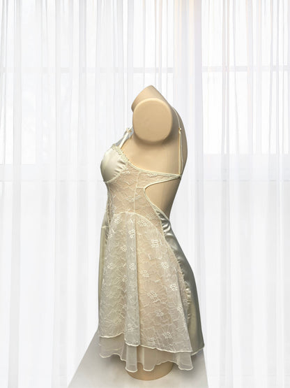 Steffi Beige Lace Chemise - Wonder 18