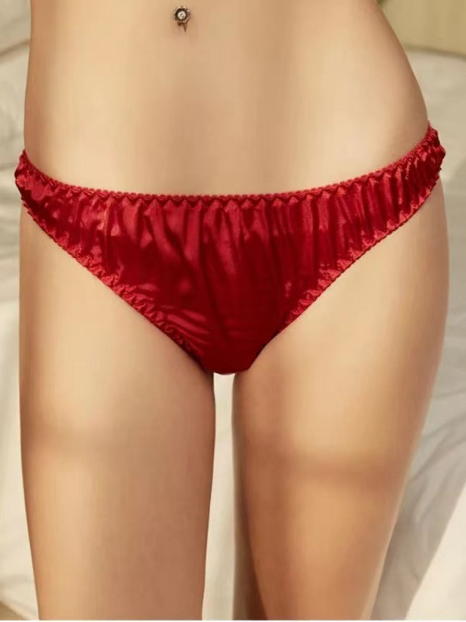 sex accessories red bow panty