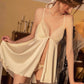 sexy beige satin babydoll