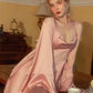 sexy pink nightdress lingerie with robe