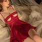 red sexy and seductive lingerie